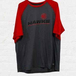 NBA TX3 3/4‎ Sleeve Atlanta Hawks T-Shirt Men’s Sz XL